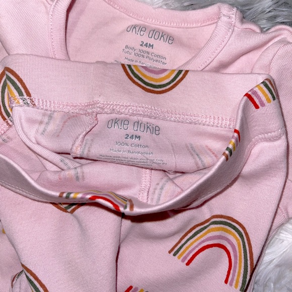 Okie dokie baby girl body suit/set - Picture 2 of 2